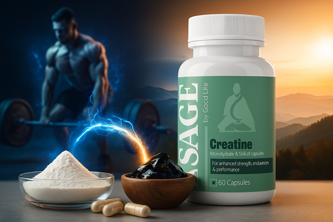 The Science of Combining Creatine Monohydrate with Shilajit