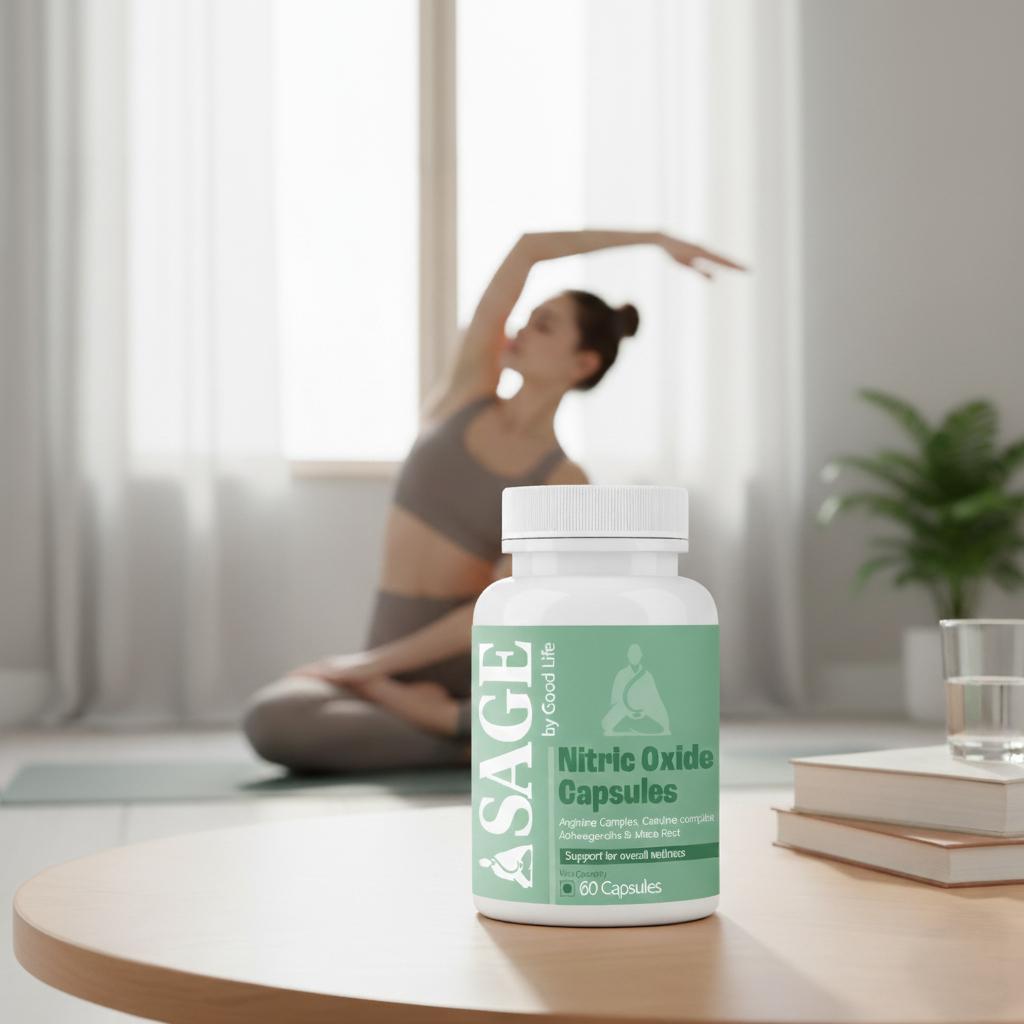 Sage Nitric Oxide Capsules: Clinically Proven Support for Circulation, Energy, and Recovery