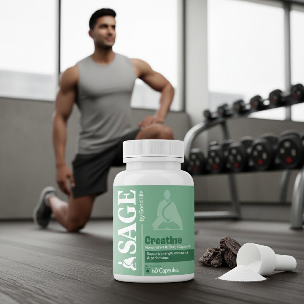 How Sage Creatine Monohydrate Capsules with Shilajit Help You Bounce Back Faster