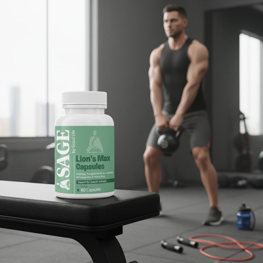 Lion’s Max by Sage: Strength, Stamina & Wellness with Tongkat Ali, Moringa & Cod Liver Oil