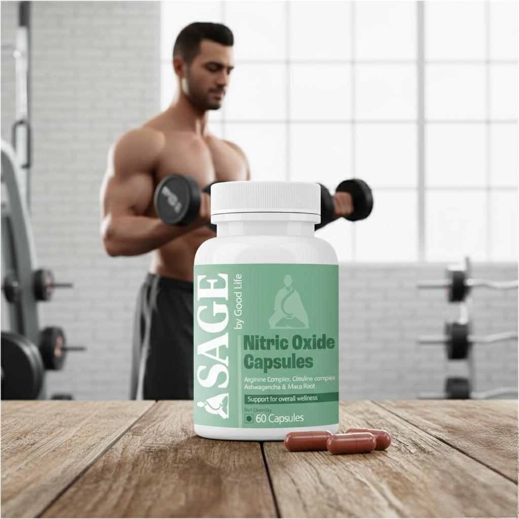 Sage Nitric Oxide Capsules: Enhancing Men’s Health with L-Arginine, L-Citrulline, and Adaptogens