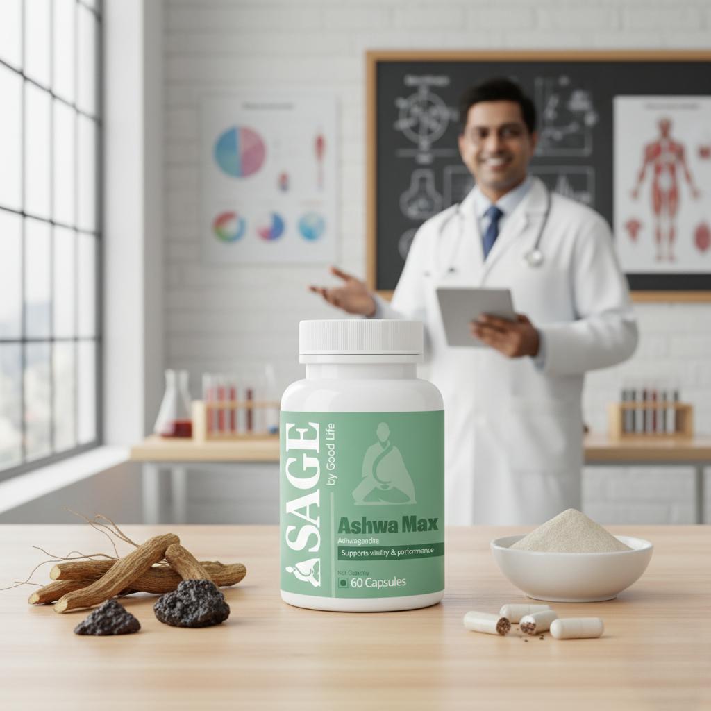 Sage Ashwa Max Capsules: Backed by Science for Energy, Endurance, and Wellness