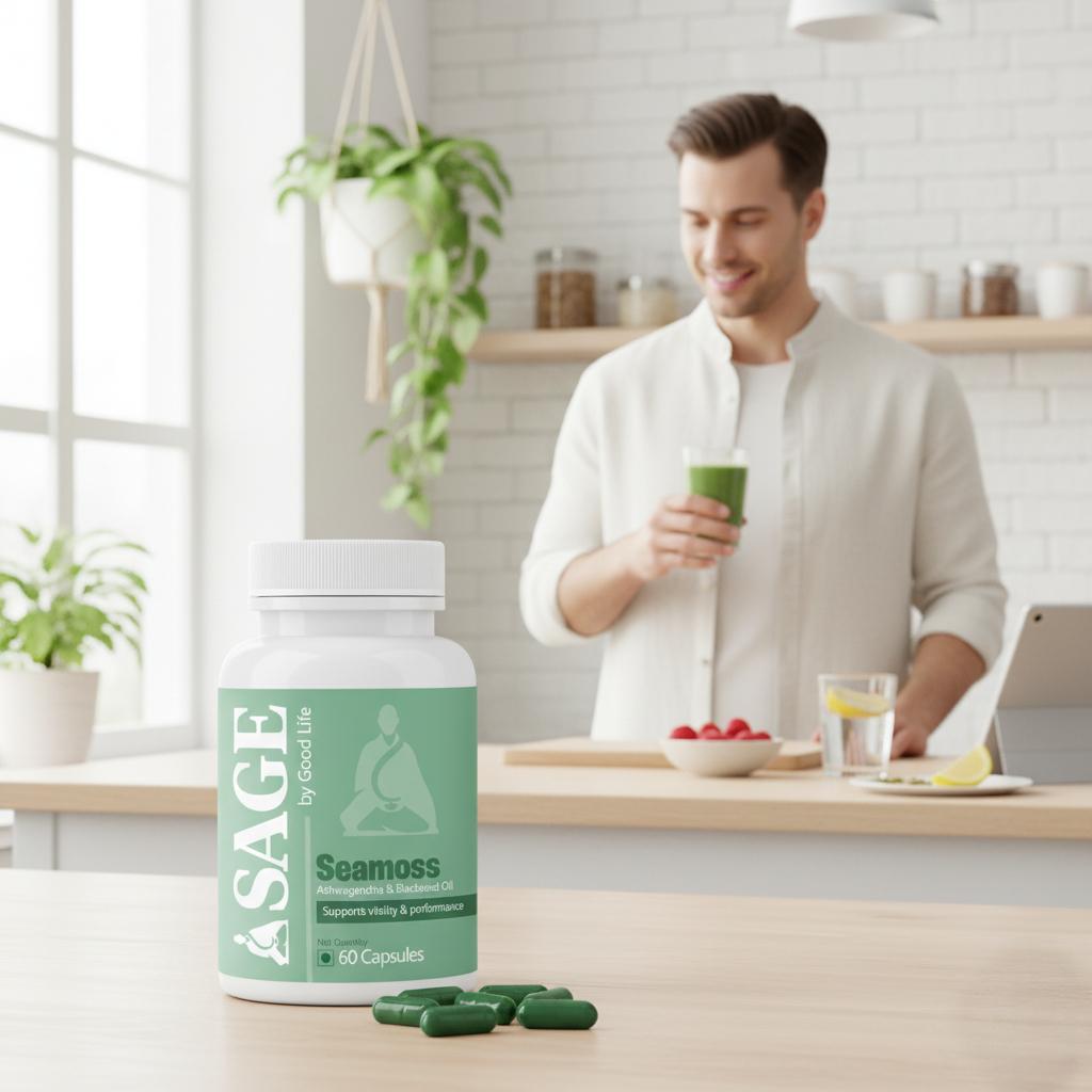 Sage Sea Moss Capsules: A Natural Wellness Blend for Immunity, Energy, and Vitality