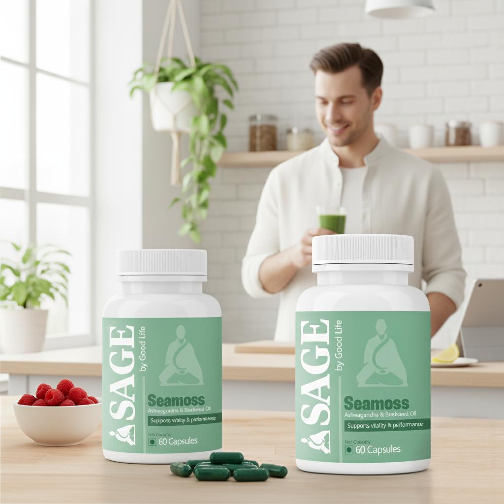 Sage Sea Moss Capsules: A Natural Blend for Immunity, Energy, and Holistic Wellness