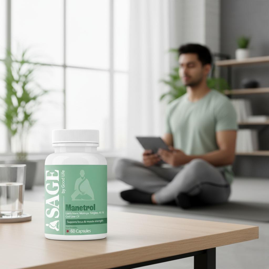Sage Manetrol Capsules: Unlocking Peak Health with Tongkat Ali, Moringa & Lion’s Mane