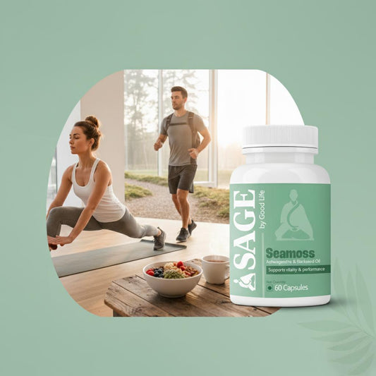 Sage by Good Life Sea Moss Capsules: Nature’s Most Powerful Immunity, Energy & Hormonal Balance Formula
