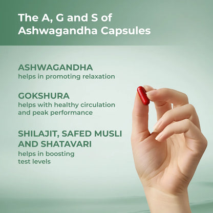 Sage Ashwa Max Capsules: Powered with Shilajit & Safed Musli