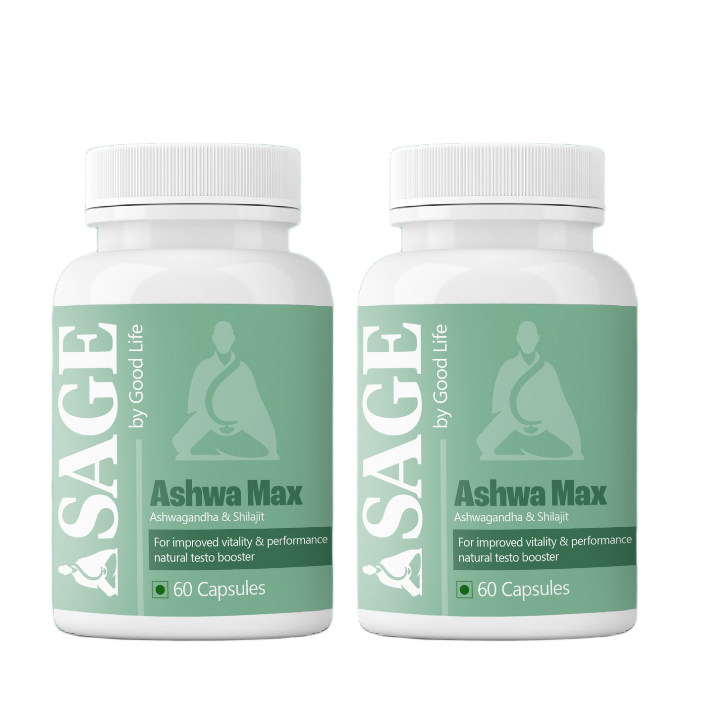 Sage Ashwa Max Capsules: Powered with Shilajit & Safed Musli