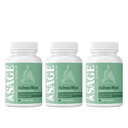 Sage Ashwa Max Capsules: Powered with Shilajit & Safed Musli