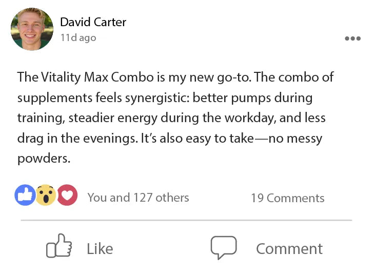 Vitality Max Combo: Powered by Nitric Oxide & Manetrol Capsules - Carousel 5