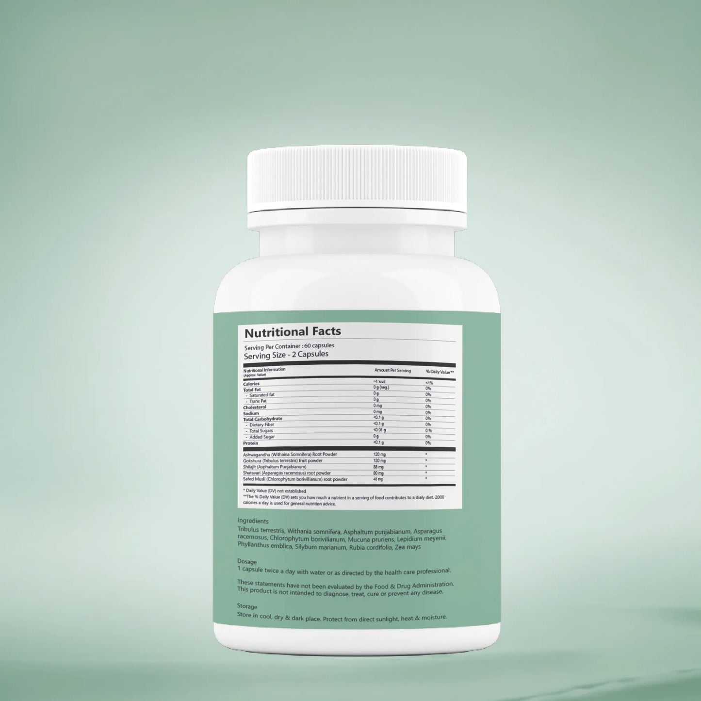 Sage Ashwa Max Capsules: Powered with Shilajit & Safed Musli