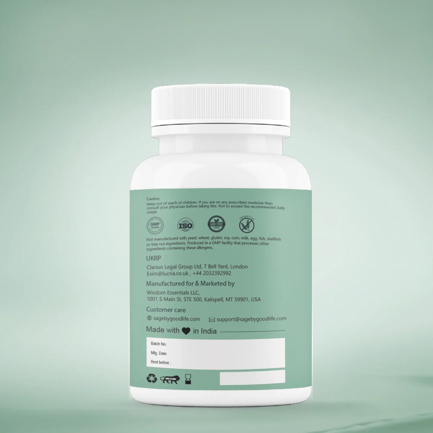 Sage Ashwa Max Capsules: Powered with Shilajit & Safed Musli